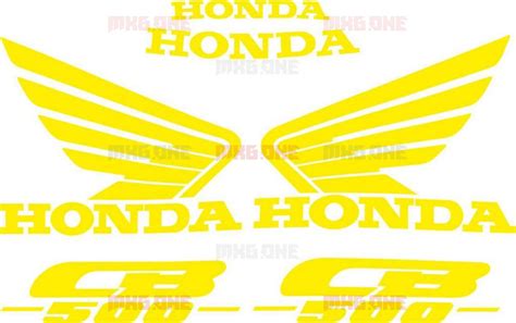 Honda CB 500 Logos Decals Stickers And Graphics MXG ONE Best Moto