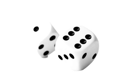 Two Black And White Dices Pair Risk Copy Space Destiny Leisure Png