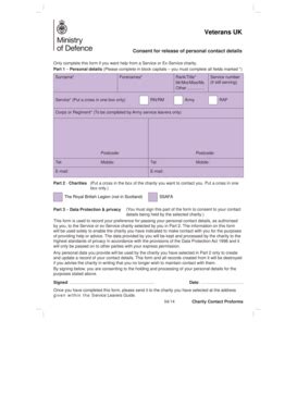 Fillable Online Consent For Release Of Personal Contact Details Gov