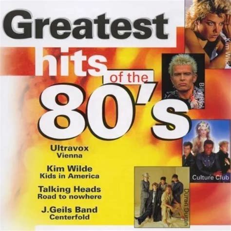 Greatest Hits Of The 80s Cd Ultravox Culture Club Billy Idol Duran Dura Eur 710