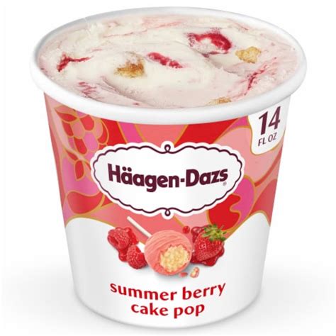 Haagen Dazs Summer Berry Cake Pop Ice Cream 14 Fl Oz Smiths Food