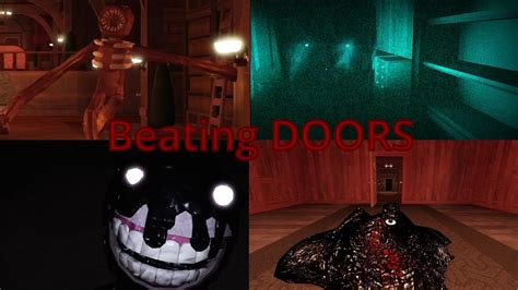 How To Beat Doors And Its Monsters Roblox Doors Youtube