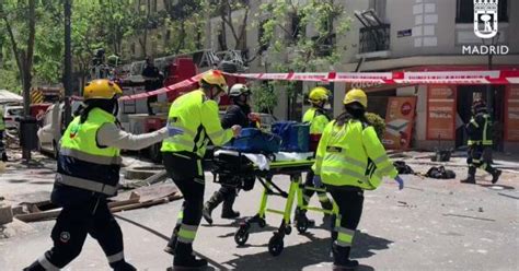 Una veintena de heridos tras una fuerte explosión en el barrio de Salamanca