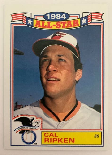 Cal Ripken Jr Hof Topps All Star Card Nm Mt Condition Ebay