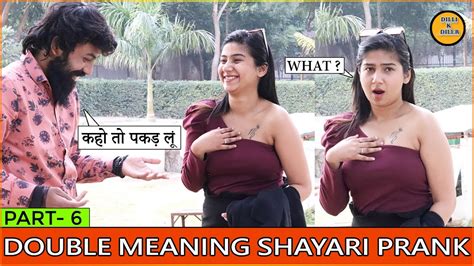 Double Meaning Shayari Prank Part 6 Episode 43 Funny Reaction S Dilli K Diler Youtube