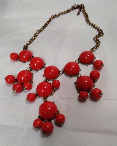 Beaded Bib Necklace Pearl Necklace Red Bead Etsy Shop Pearls Jewelry String Of Pearls