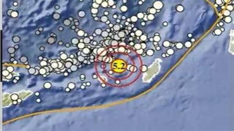 Gempa Magnitudo Sr Minggu Maret Guncang Wilayah Indonesia