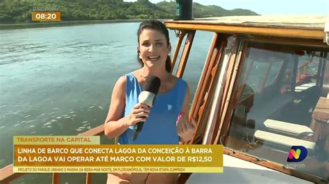 Linha De Barco Que Conecta Lagoa Da Concei O A Barra Da Lagoa Vai