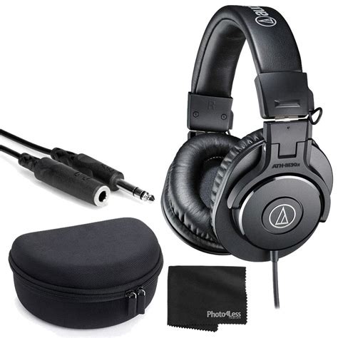 Buy Audio Technica Ath M X Closed Back Monitor Headphones Black