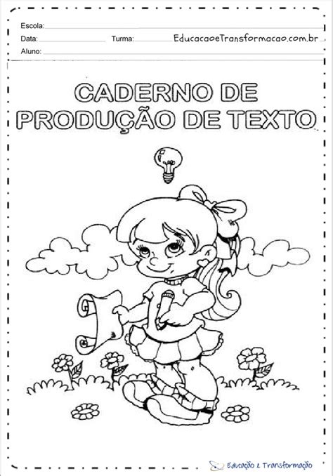 Capa Para Caderno De Portugues Para Imprimir Desenhos Para Colorir Images