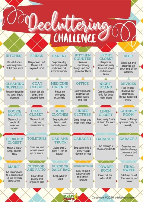 Decluttering Challenge For Families 30 Day