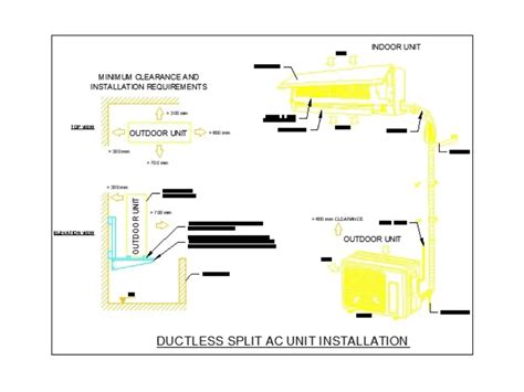 Detalhe Da Instala O De Uma Unidade De Ar Condicionado Split No