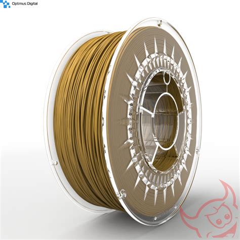 Filament Devil Design Pentru Imprimanta D Mm Pla Kg Auriu