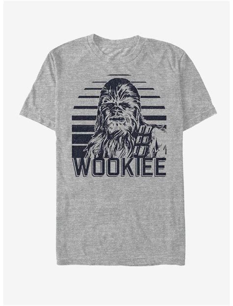 Star Wars Wookiee Portrait T Shirt Grey Hot Topic