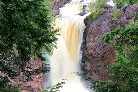 Brownstone Falls at Copper Falls State Park, Wisconsin image - Free ...