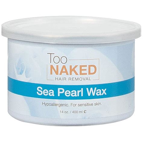 Naked Sea Pearl Wax Hypoallergenic For Sensitive Skin Transparent