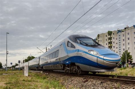 Pendolino Premium Express High Speed Train PKP Intercity Alstom EMU250