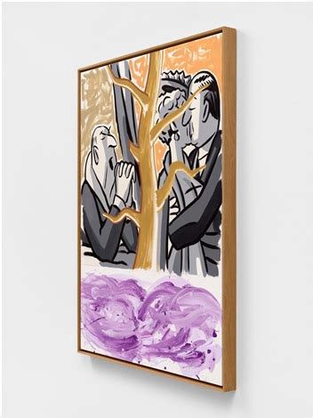 Tree Of Life Purple Ground By David Salle On Artnet