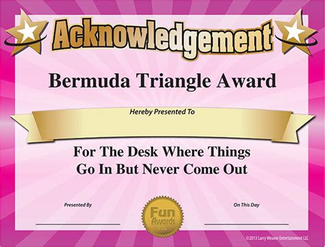 Funny Award Ideas Most Likely To Awards