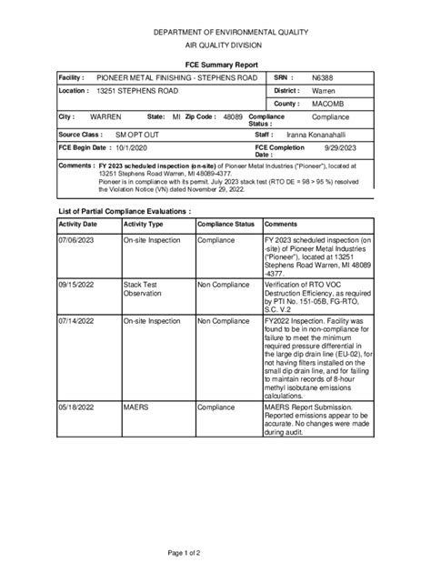 Fillable Online Pioneer Metal Finishing Stephens Road Fax Email Print