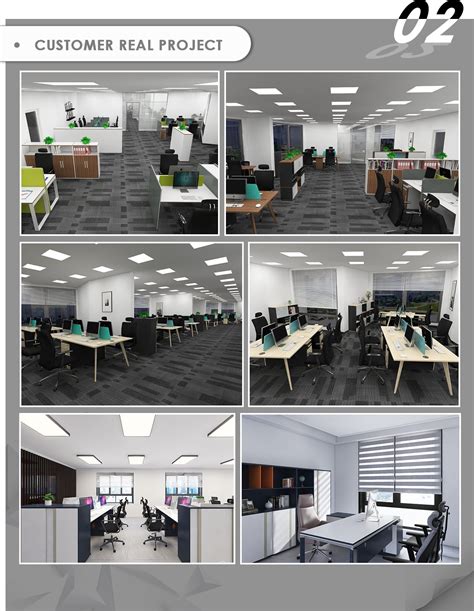 4 common office design and furniture layout schemes | Office furniture ...