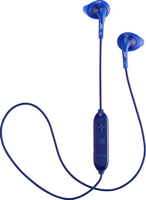 Customer Reviews Jvc Ha En10bt Gumy Sport Wireless In Ear Headphones Blue Ha En10bta Best Buy