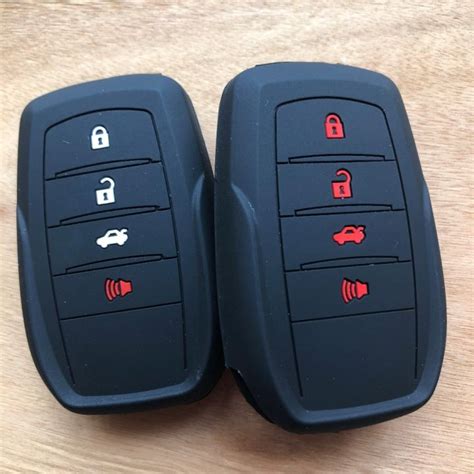 Funda Silicone Protective Key Case For Toyota Fortuner 4 Buttons Smart