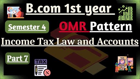 Mcq S Of Income Tax Law And Accounts Semester Omr Pattern Part