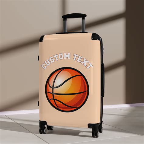 Custom Basketball Suitcase Personalized Sporty Luggage