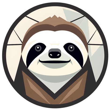 cartoon sloth ai generative 28700902 PNG