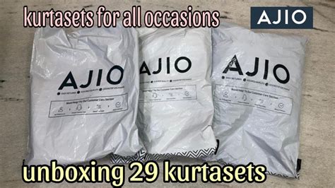 Ajio Haul Must Have Kurtasets From Ajio Big Bold Sale Haul 50 90 Off