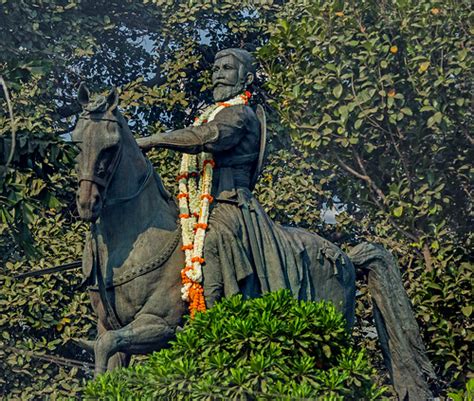 Statue Of Chhatrapati Shivaji Maharaj At The Gateway Of I Flickr