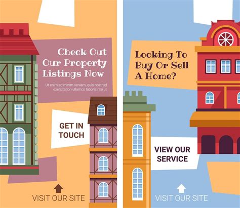 Property Listing Visit Our Store Buy Or Sell 22910598 Vector Art At