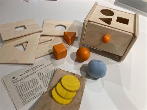 Jeu En Bois Bo Te De Notion De Permanence Dobjet Montessori Beebs