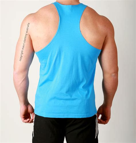 Men Racerback Aesthetic Gym Training Singlet Weightlifting Tank