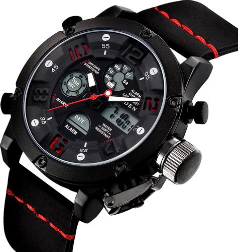 Orologio Uomo Orologi Militari Sport M Impermeabile Led Cronografo