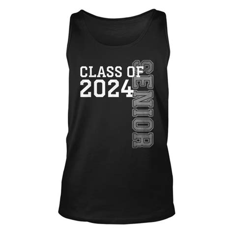 Senior 2024 Class Of 2024 Seniors Graduation 2024 Graduate Unisex Tank Top Mazezy