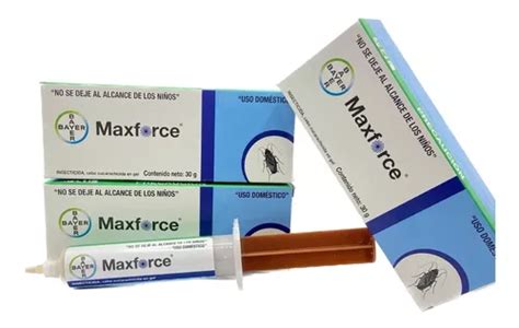 Max Force Gel Bayer 30 Gr Mata Cucarachas Maxforce 3 Piezas Envío gratis