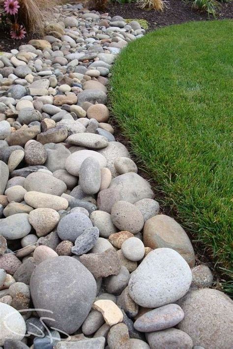 20 Incredible River Rock Landscape And Garden Ideas For Your Backyard Landscapingideas Lands