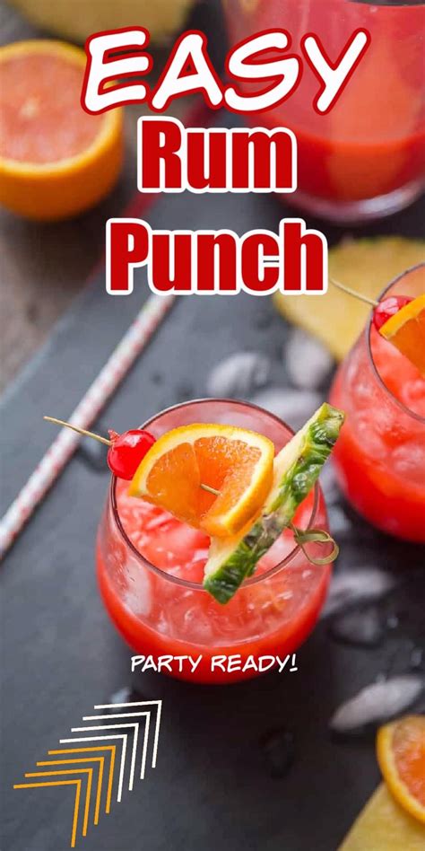 Easy Rum Punch Recipe Artofit