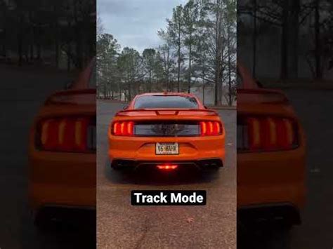 Mustang GT Quiet Vs Track Mode Revs Corsa Xtreme Exhaust YouTube