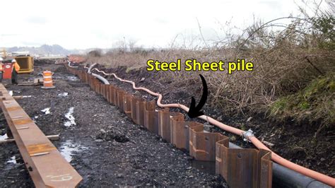 Different Types Of Sheet Piles Sheet Piles Construction Procedure