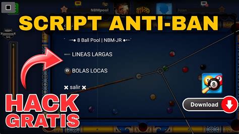 NEW SCRIPT HACK 8 BALL POOL LINEAS LARGAS AUTOWIN 2023 No Root