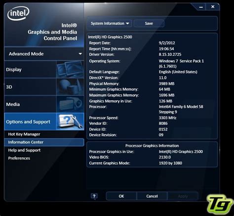 Intel Graphics Driver 3000 Windows 10