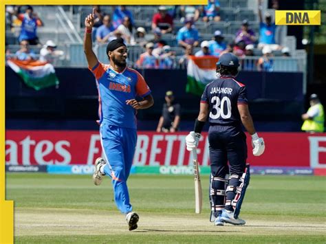 IND Vs USA Arshdeep Singh Creates History Becomes First Indian Bowler