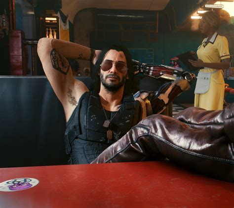 900x800 Keanu Reeves Cyberpunk 2077 Cyborg 900x800 Resolution Wallpaper