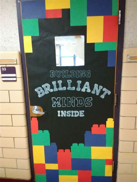 Lego Themed Classroom Door Lego Classroom Theme Elementary Classroom