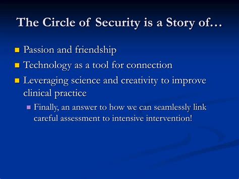 Ppt Lessons Learned From The Circle Of Security Powerpoint