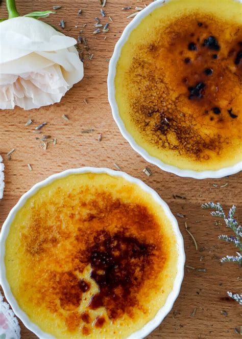 Lavender Creme Brûlée For Two Baking For Friends