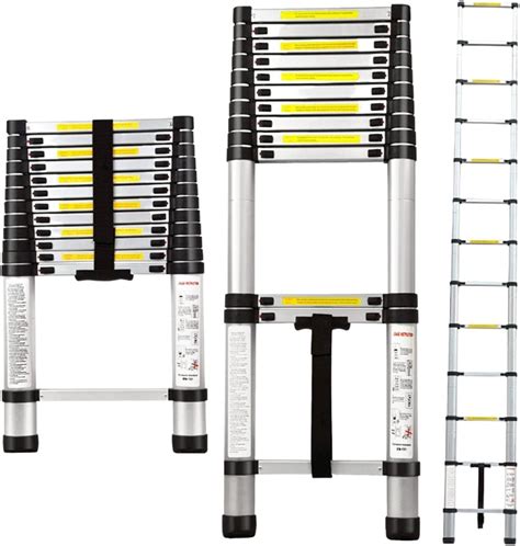 KNakasaki 3 8M Escalera telescópica Extensión telescópica de